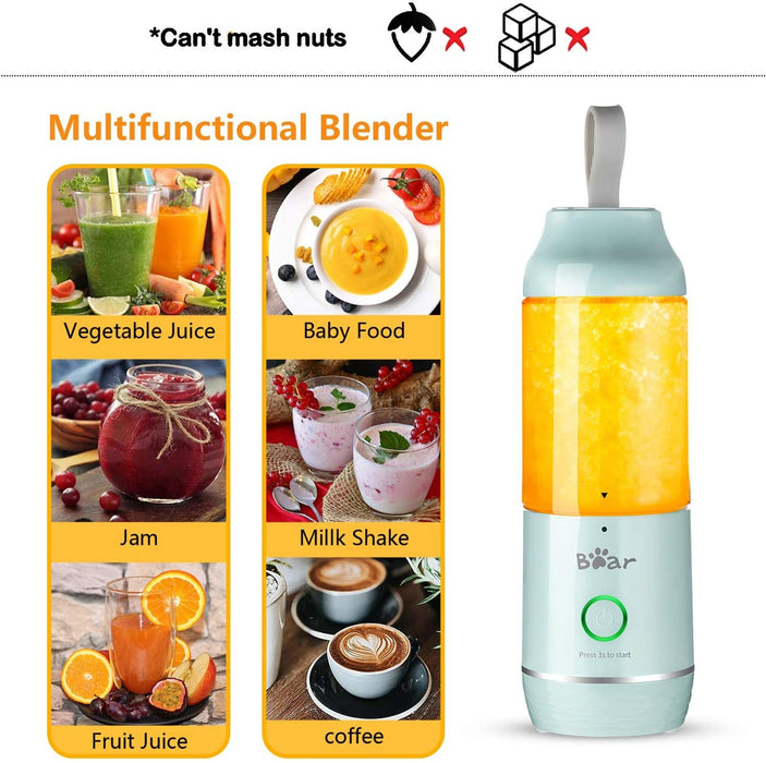 Bear Portable Blender - USB Rechargeable