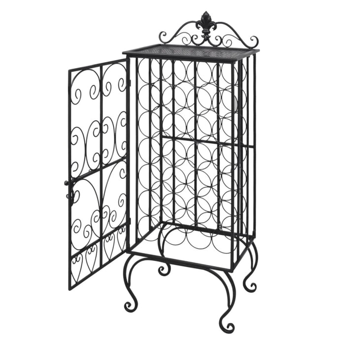 Classy Metal Wine Rack for 28 Bottles