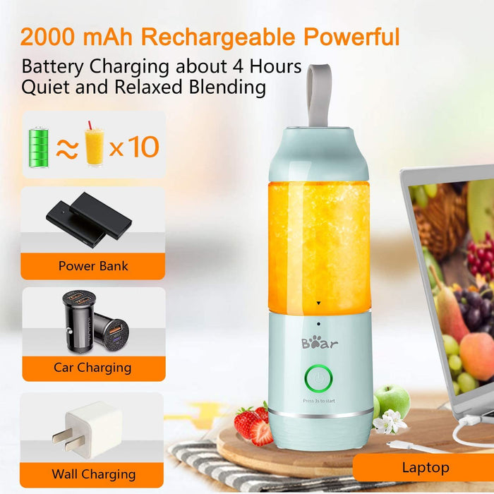 Bear Portable Blender - USB Rechargeable