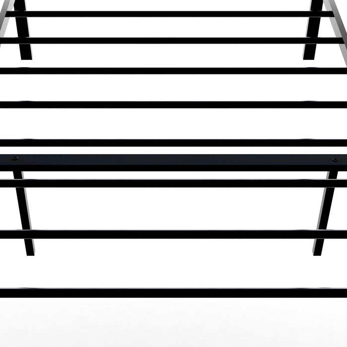 Twin Size Metal Bed Frame Headboard and Footboard Single Platform Mattress Base