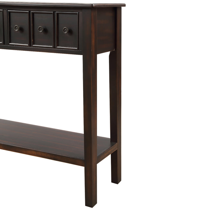 Rustic Entryway Console Table
