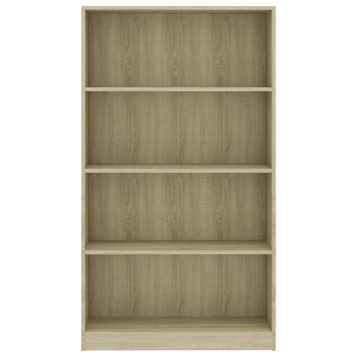 4-Tier Book Cabinet Sonoma Oak 31.5"x9.4"x55.9" Chipboard