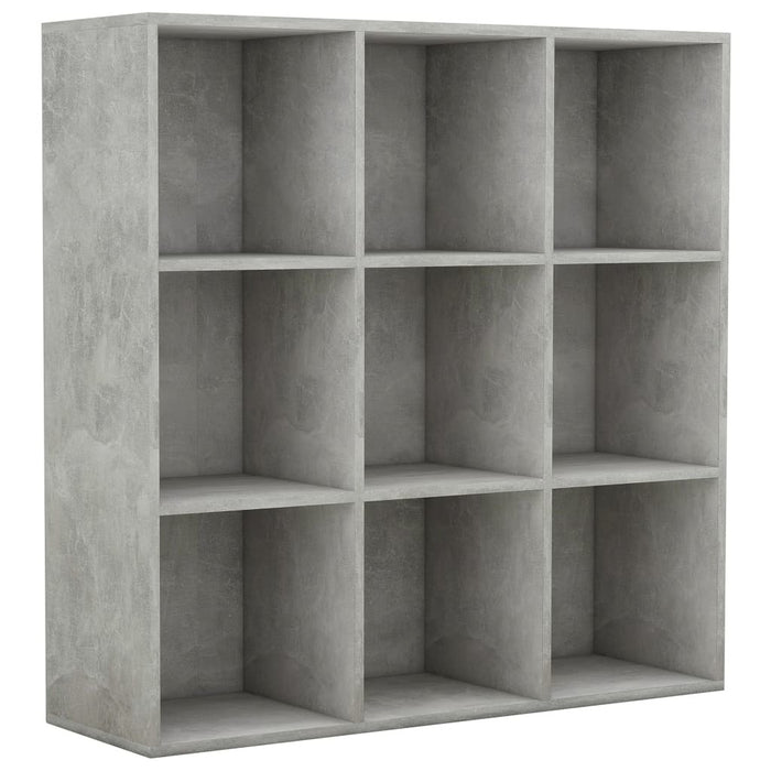 Book Cabinet Concrete Gray 38.6"x11.8"x38.6"