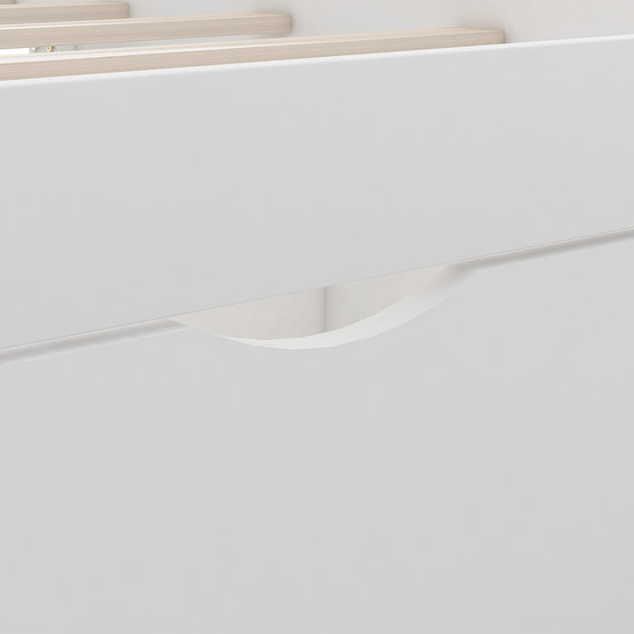 Twin Size Platform Bed with Drawer