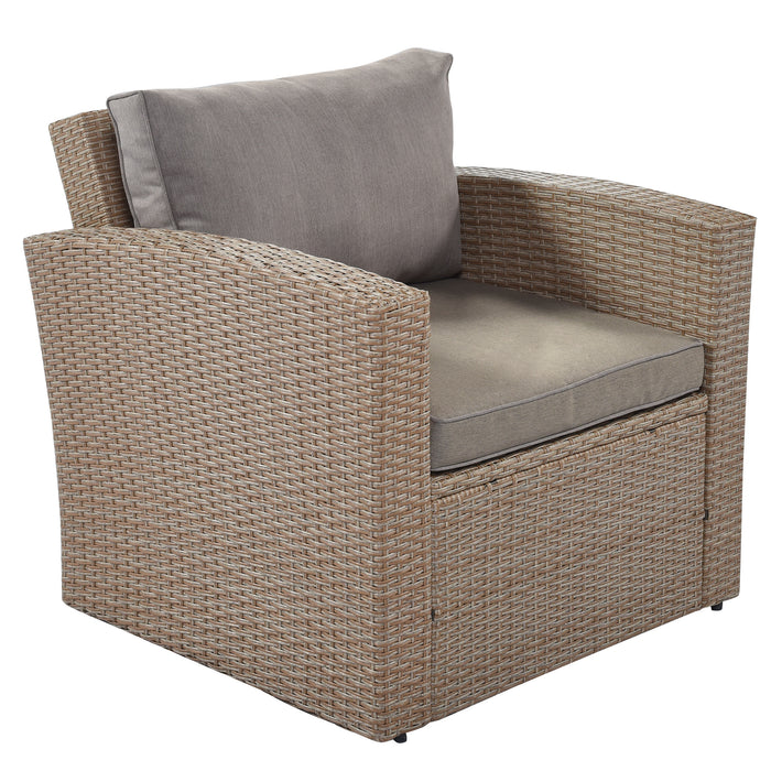 4-Piece Conversation Outdoor Patio Furniture Set