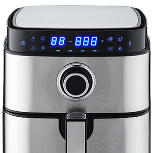 4.5L 8-In-1 Multifuntional Stainless Steel Master Cookware Digital Air Fryer Oven   YJ