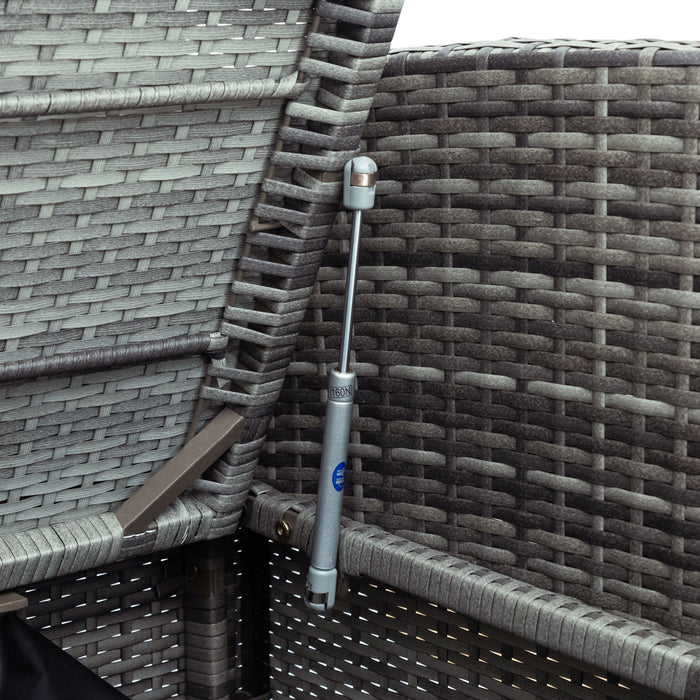 5-piece All Weather Wicker Outdoor UV-Resistant Patio Sofa Set