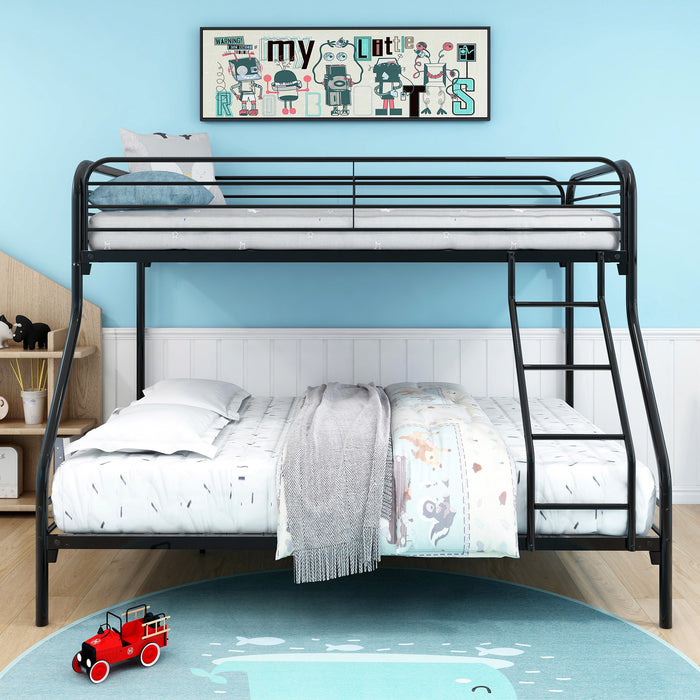 MyRoom Heavy Duty Twin-Over-Full Metal Bunk Bed
