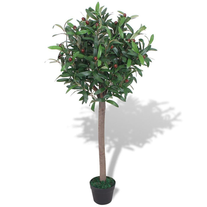 Artificial Bay Tree Plant with Pot 47.2" Green