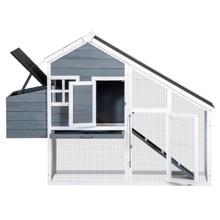 Pet Rabbit Hutch Wooden House Chicken Coop for Small Animals