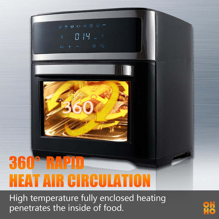 OHHO Multifunctional Air Fryer Oven 13L