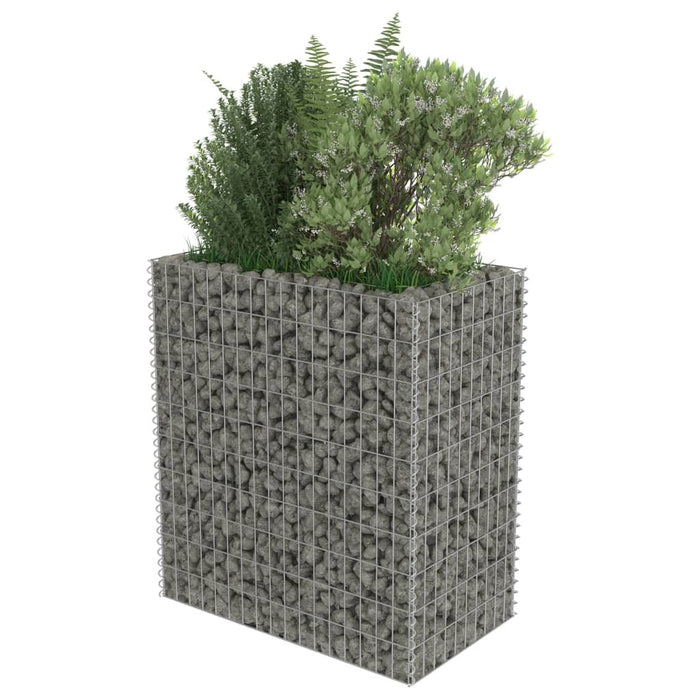 Gabion Raised Bed Galvanized Steel 35.4"x19.7"x39.4"