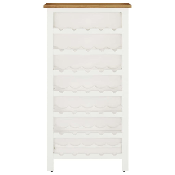 Wine Cabinet 22"x12.6"x43.3" Solid Oak Wood