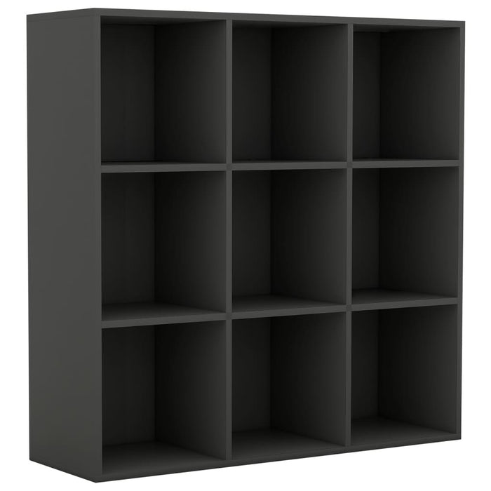 Book Cabinet Gray 38.6"x11.8"x38.6"