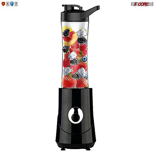 5 Core 500ml Personal Blender and Nutrient Extractor For Juicer, Shakes and Smoothies, 160W licuadora portátil