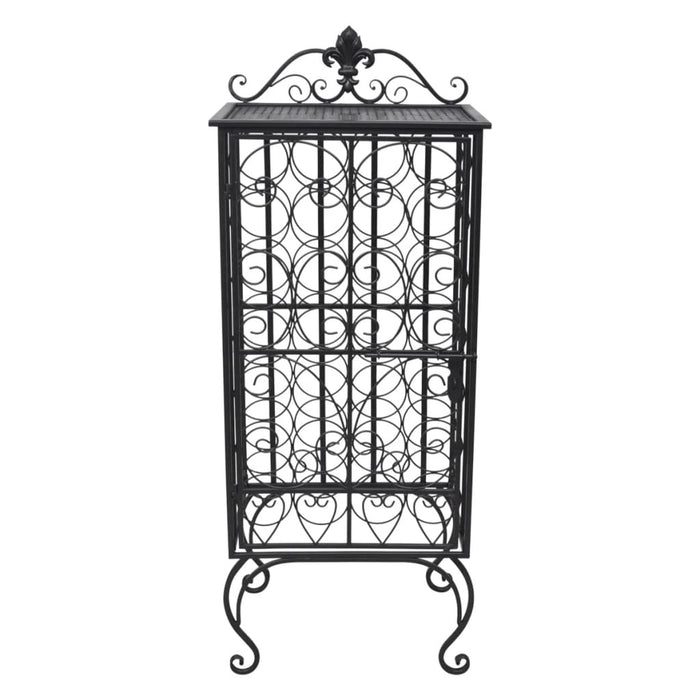 Classy Metal Wine Rack for 28 Bottles