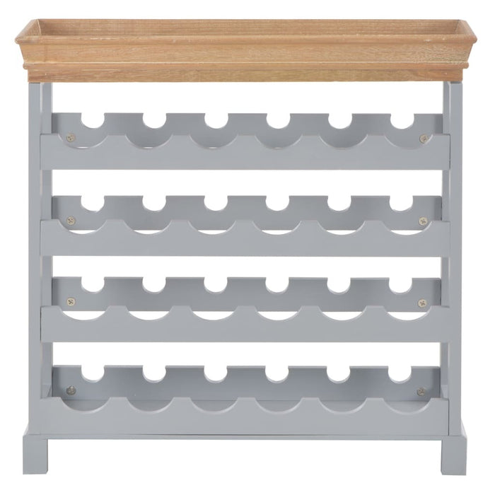 Classic Gray Wine Rack