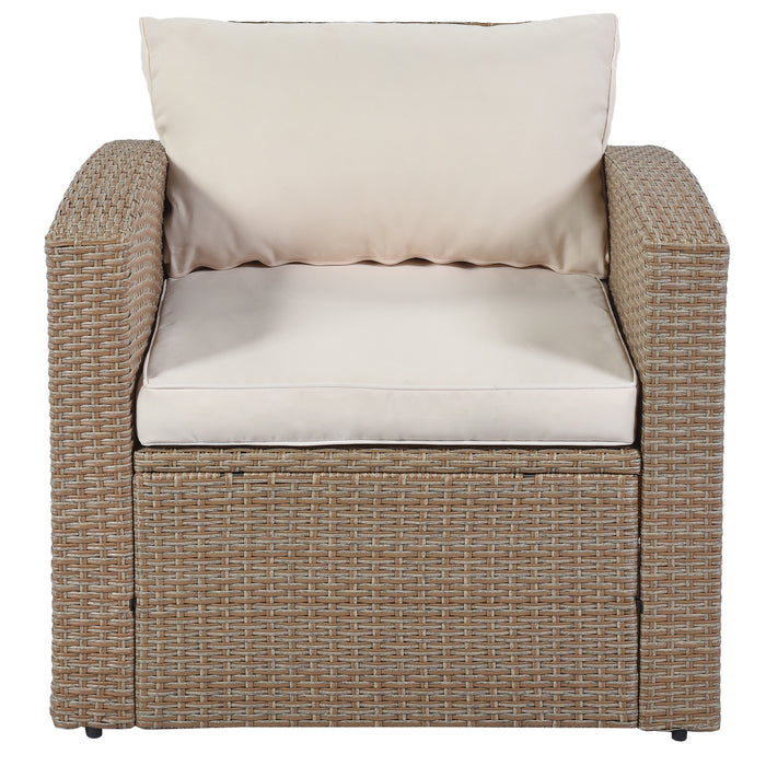 4-Piece Conversation Outdoor Patio Furniture Set