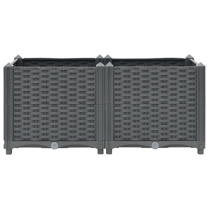 Raised Bed 31.5"x15.7"x15" Polypropylene