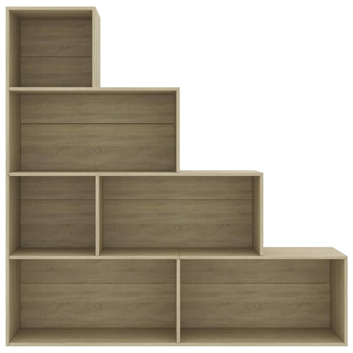 Book Cabinet/Room Divider Sonoma Oak 61"x9.4"x63" Chipboard