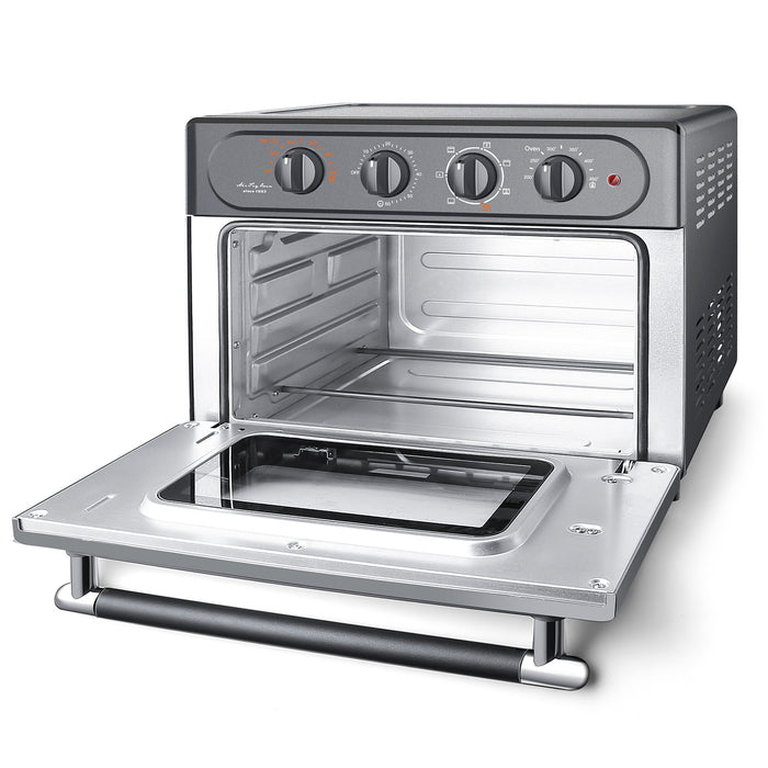 WEESTA 7-in-1 Convection Oven Countertop, 24QT Large Air Fryer with Accessories & E-Recipes