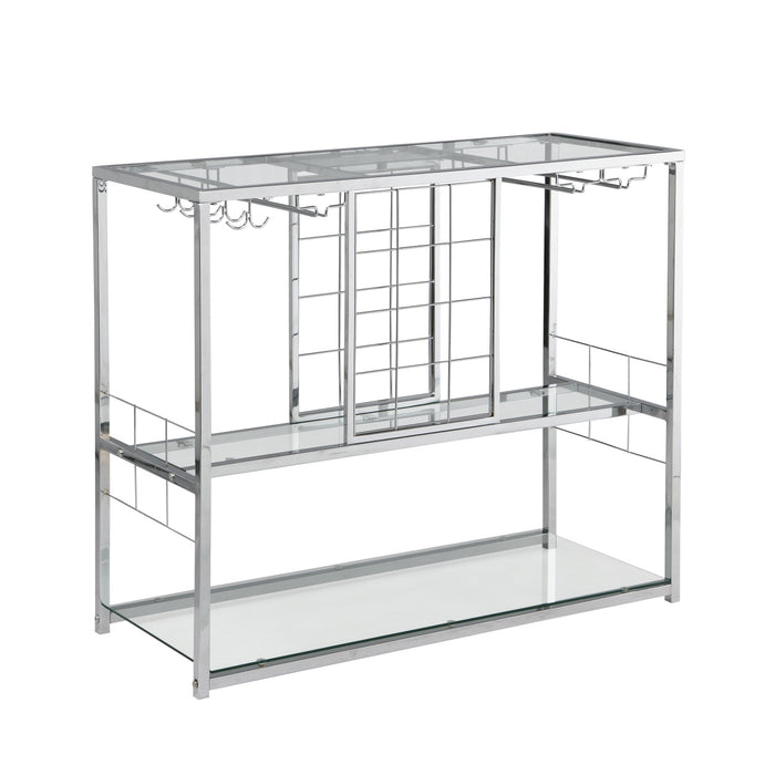 Trolley 3-Tier Wine Organizer