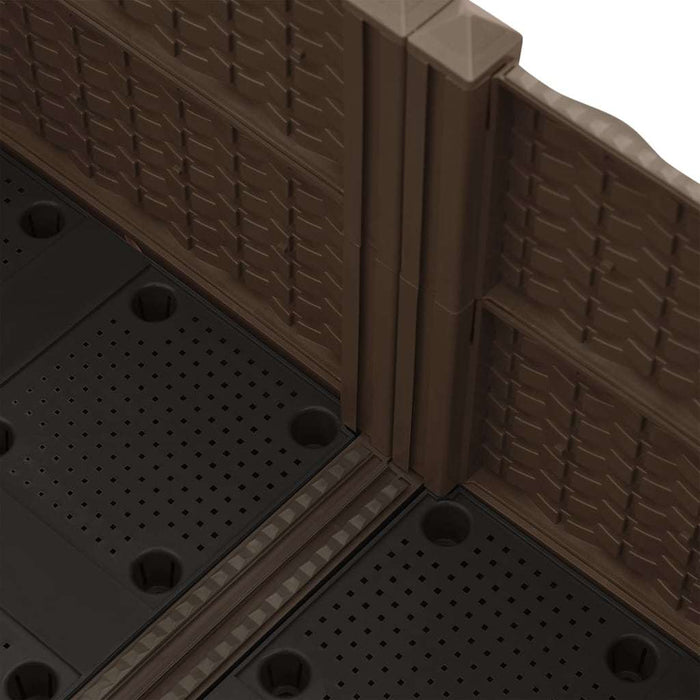 Raised Bed 31.5"x31.5"x9.1" Polypropylene