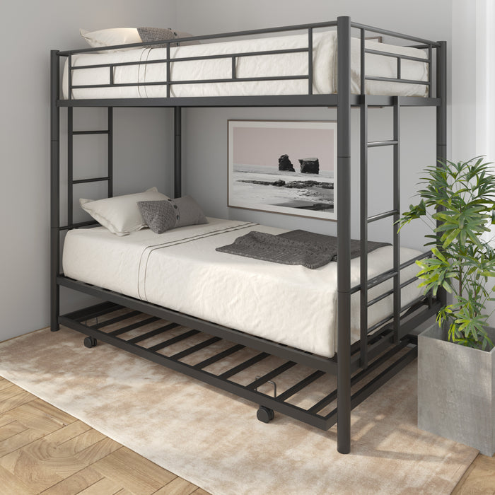 Good Living Twin over twin bunk bed with trundle