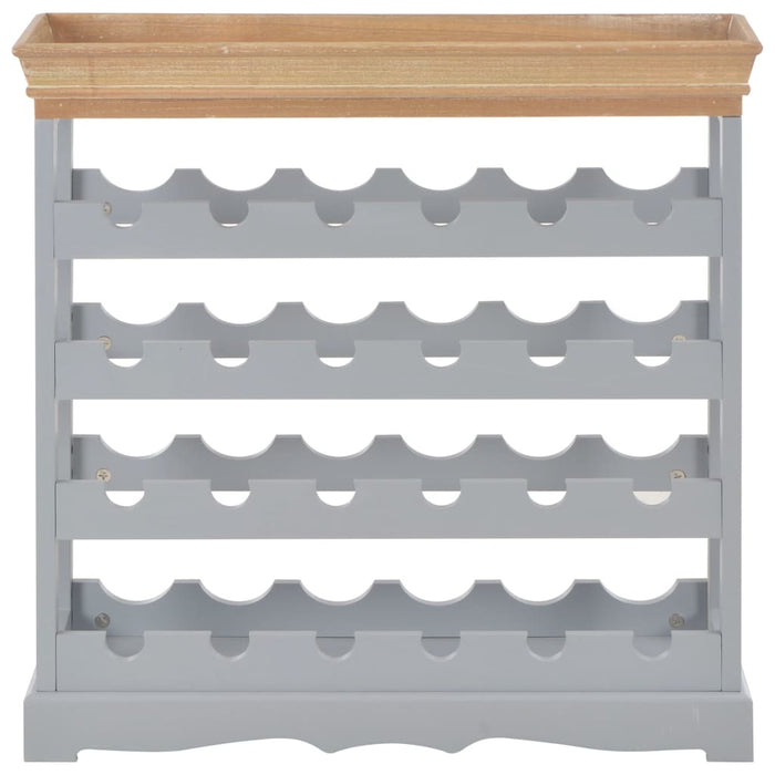 Classic Gray Wine Rack