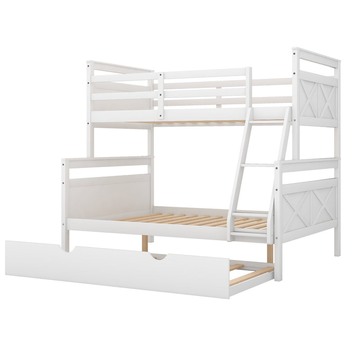 Original Twin Over Full Bunk Bed White