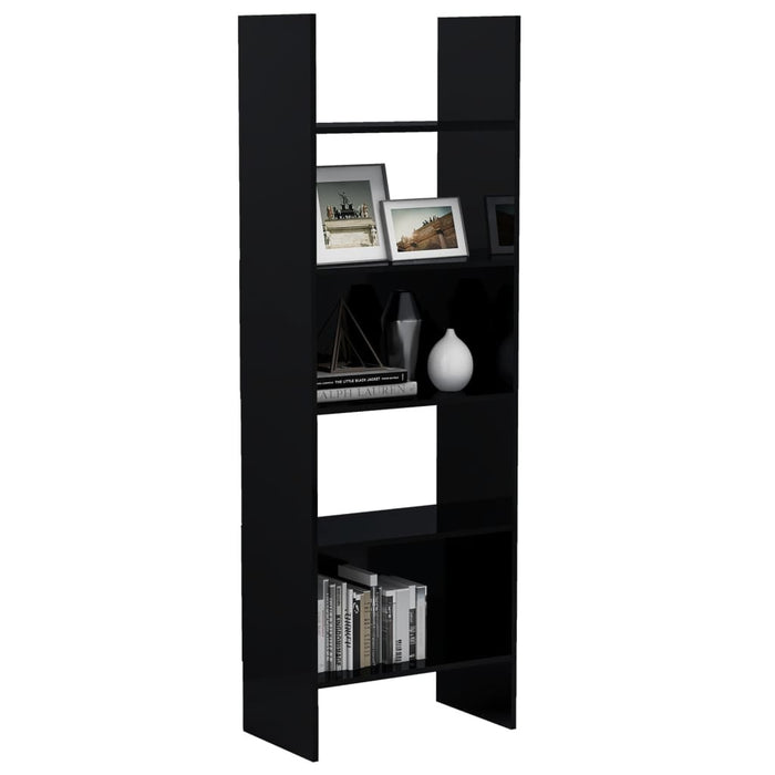 Book Cabinet High Gloss Black
