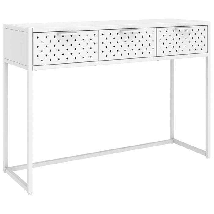 Classic (Large) Console Table White 41.7"x13.8"x29.5" Steel