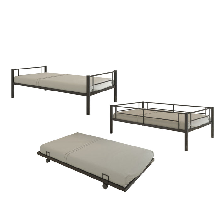Good Living Twin over twin bunk bed with trundle