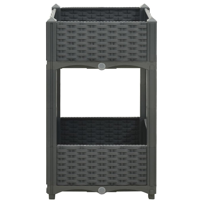 Raised Bed 15.7"x15.7"x28" Polypropylene