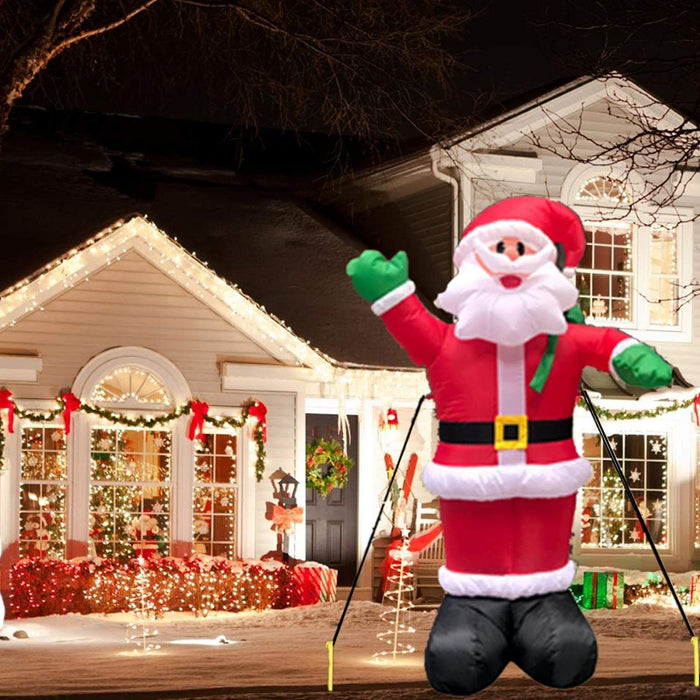6FT Inflatable Santa Claus Blow Up Decor