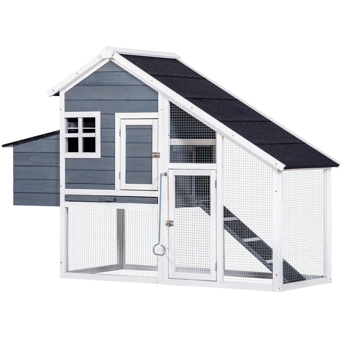 Pet Rabbit Hutch Wooden House Chicken Coop for Small Animals