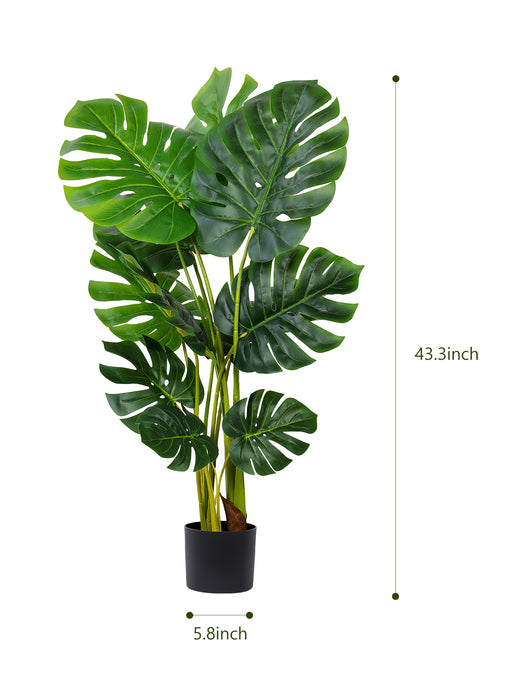 110cm Open Smile Artificial Home Decor Tree