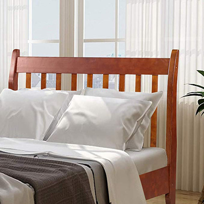 New Space Platform Twin Bed Frame Mattress Foundation with Wood Slat Support