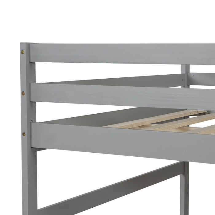 Simple Living Full over Full Bunk Bed with Twin Size Trundle