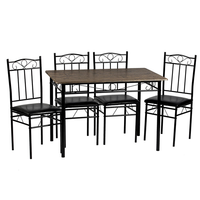 Dining Set 1 Table 4 Chairs