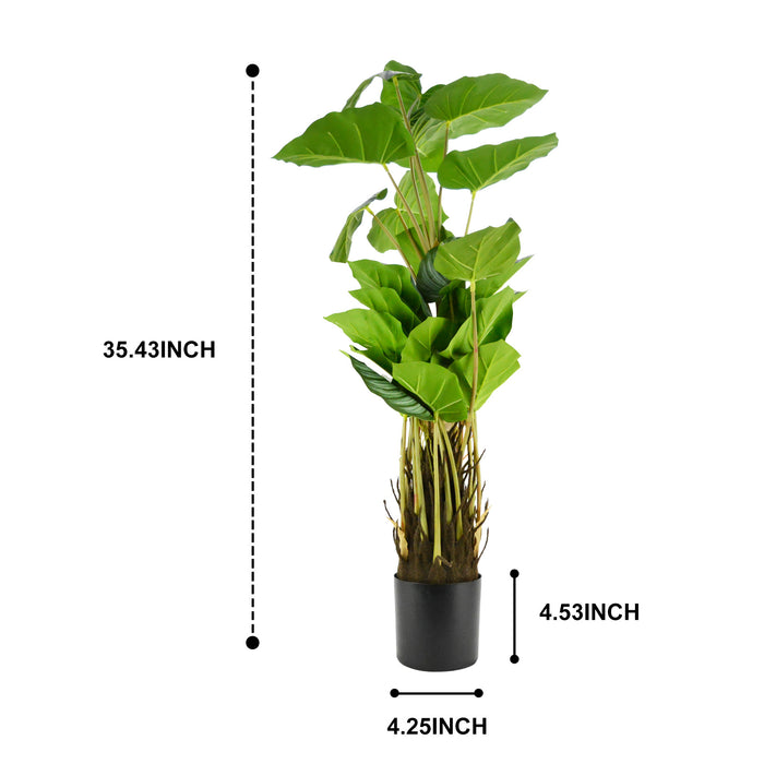90cm-30LVS Calathea Artificial Monstera Plant