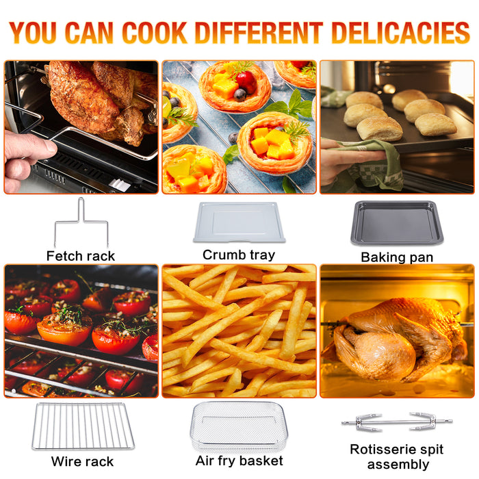 Geek Chef  24Quart LCD Countertop Convection Airfryer