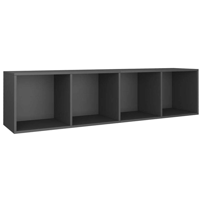 Book Cabinet/TV Cabinet Gray 14.2"x11.8"x56.3" Chipboard