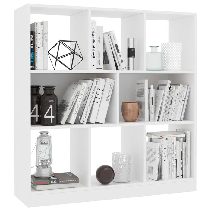 Book Cabinet White 38.4"x11.6"x39.4" Chipboard