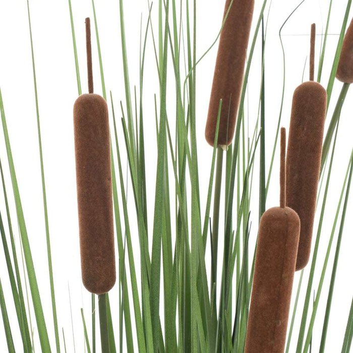 Artificial Grass Plant with Bulrush 33.5"