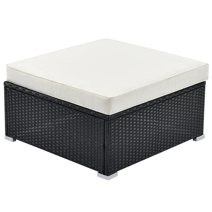 6-Piece Simple Living PE Rattan Wicker Patio Furniture