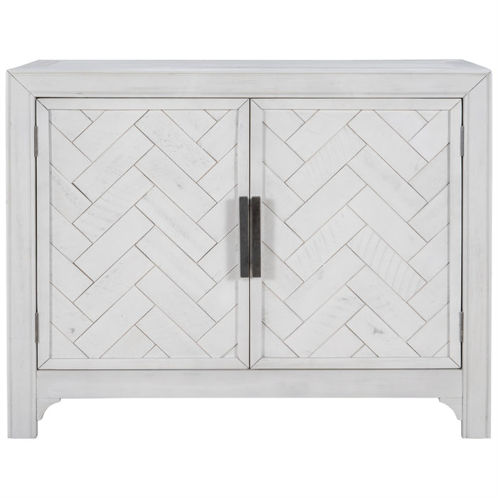 40'' Modern Console Table Sofa Table for Living Room with 2 Shelves