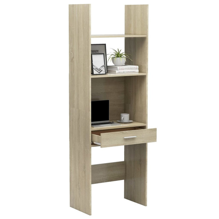 Book Cabinet Sonoma Oak 23.6"x13.8"x70.9" Chipboard