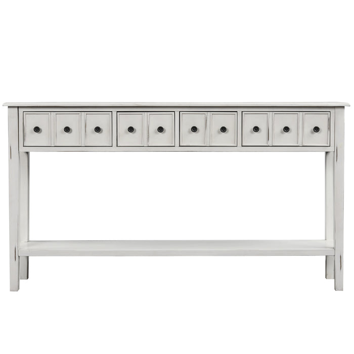 Rustic Entryway Console Table
