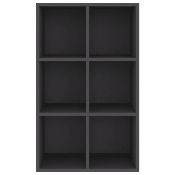 Book Cabinet/Sideboard Gray 26"x11.8"x38.5" Chipboard